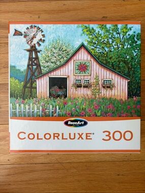 RoseArt Colorluxe 300 Piece “Daisy Farm” by Peggy Davis 2026 Pastel Barn Artwork